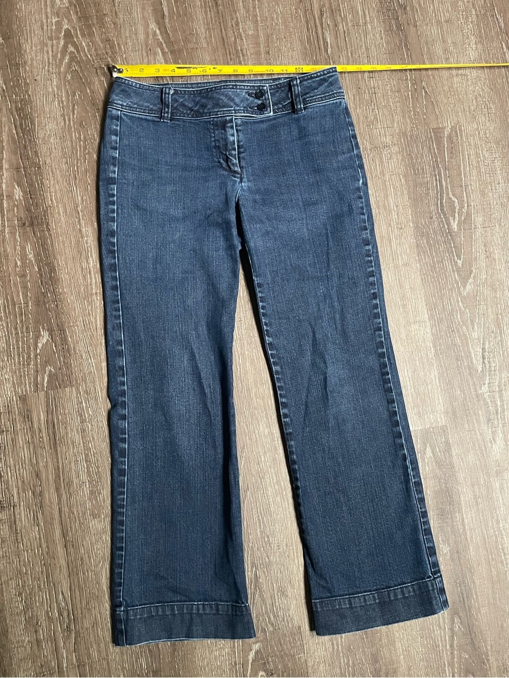 Women's Dark Blue Wide-Leg Jeans